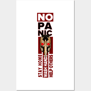 No panic plague doctor gas mask | Coronavirus Posters and Art